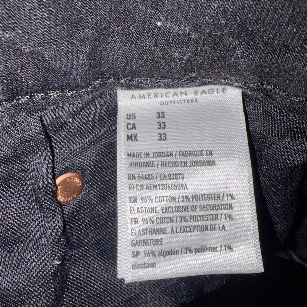 Men’s American Eagle Outfitters Airfit Black Distressed Shorts Size 33 - Picture 8 of 8